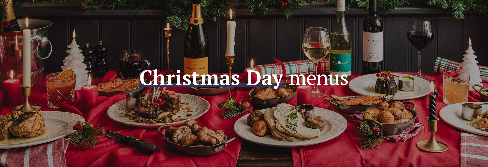 Christmas Day Menu at The White Hart Crystal Palace